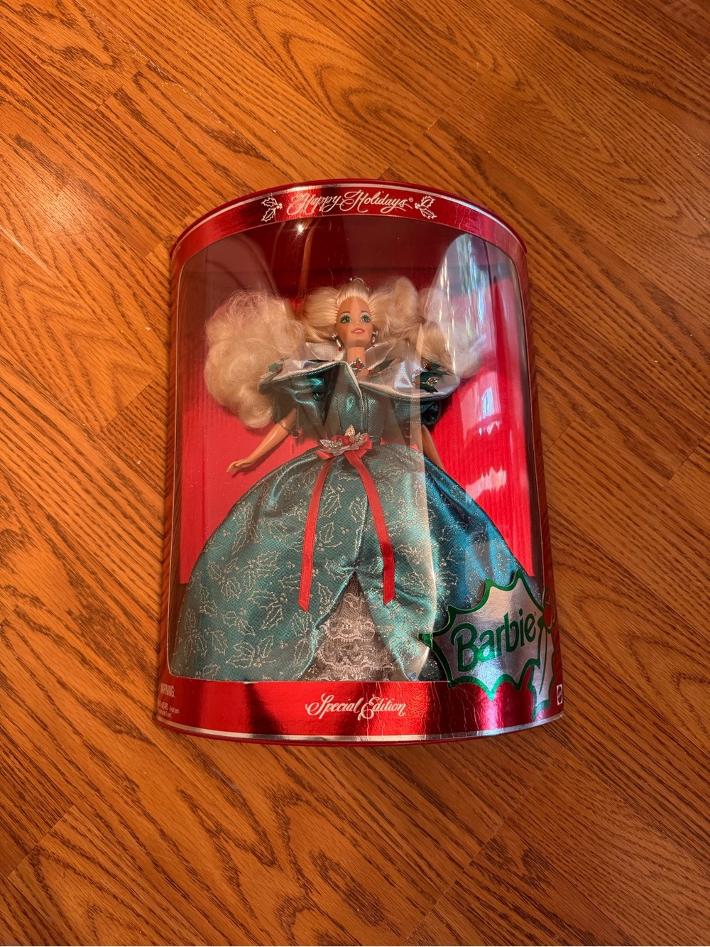 1995 Happy Holidays Special Edition Barbie Doll (Mattel Model #14123)